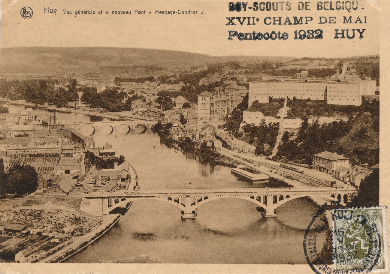 Huy, 1932 - Pont Hasbaye-Condroz - sur la meuse