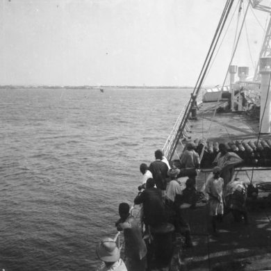 Lagos, 1940 - Photo prise depuis le paquebot PIAVE