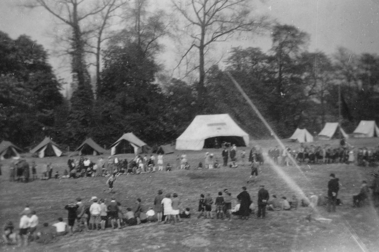 Molenbeek, 1933 - Parc Marie-José - Camp de propagande