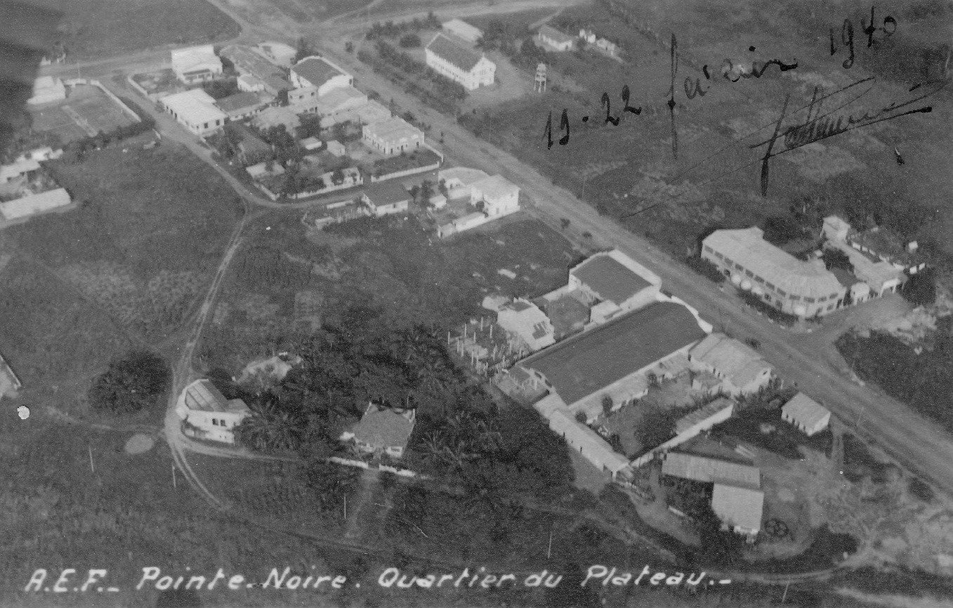 Pointe Noire, 1940 - Carte postale de Victor de Caluwé