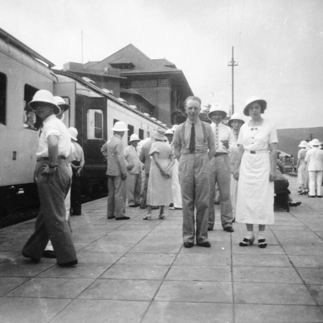 1937 - Witte trein vertrek naar Leopoldville