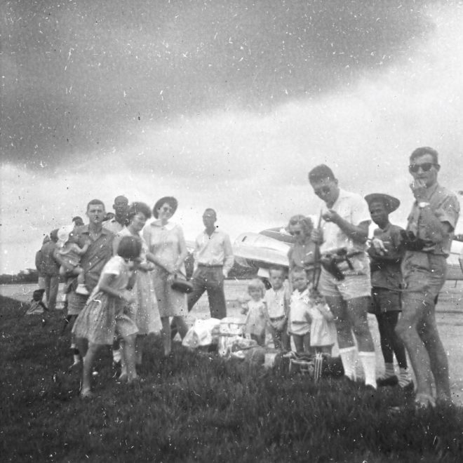Lomela, Juli 1960 - Evacuatie - Vliegveld Lomela