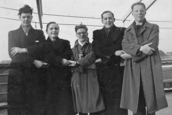 Décembre 1936 - Sur le pont de ss Anverville