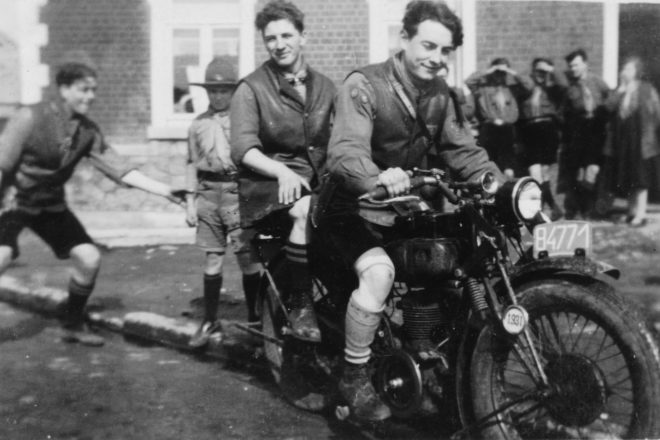 Victor de Caluwé comme passager